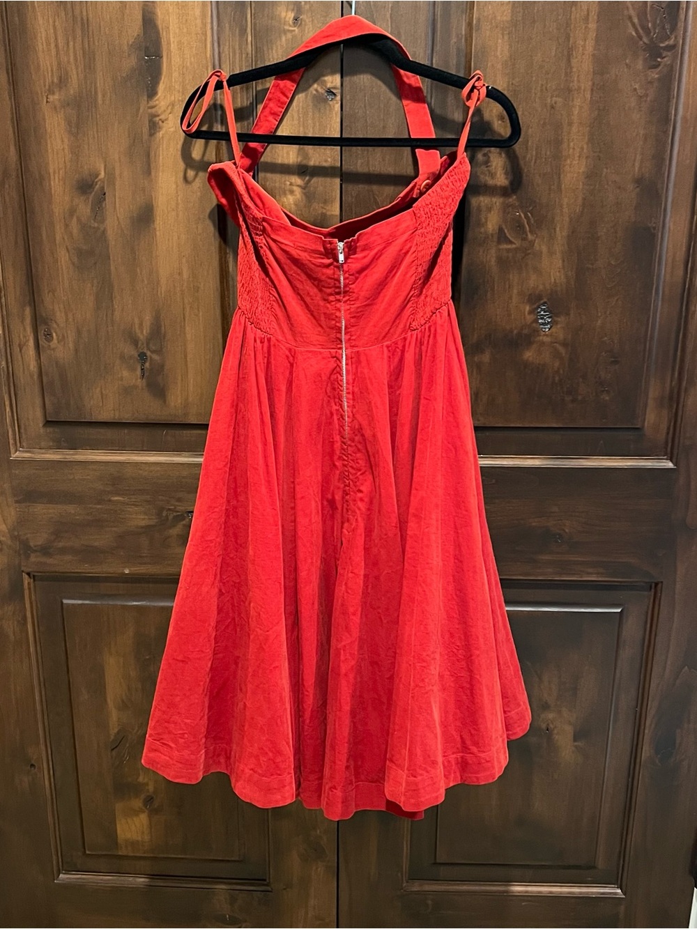 Anthropologie Girls from Savoy Rodna Corduroy Halter Vintage Pinup Dress NWT - Picture 5 of 10